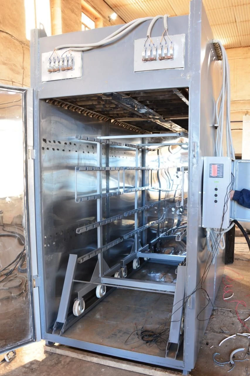 غرفة تدخين حرارية مزدوجة الإطار للنقانق KVK-600