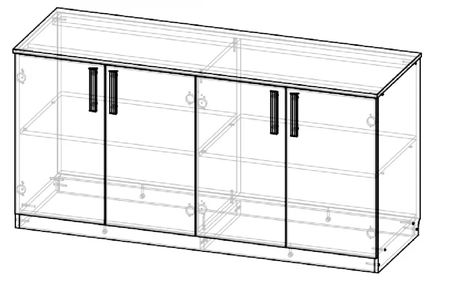 Closed Storage Cabinet T2 ZC