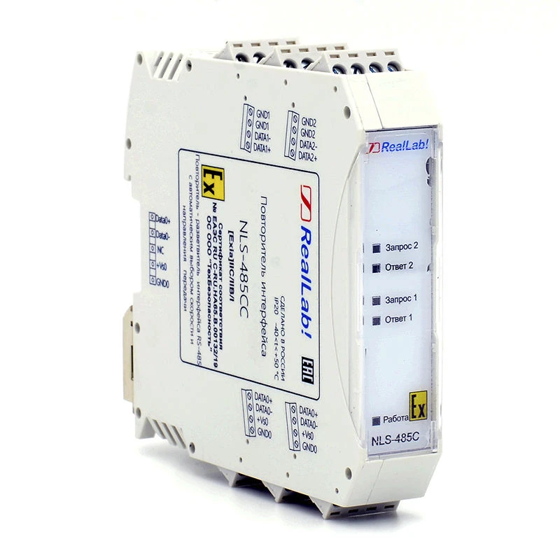مكرر-موزع واجهة RS-485 NLS-485CC Ex [Exia] IIC/IIB