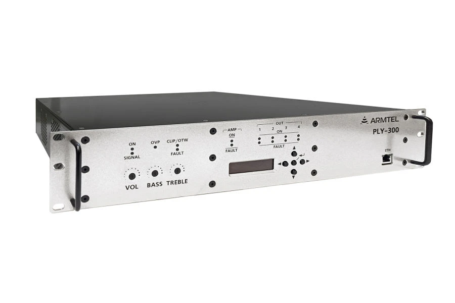 مضخم IP PLY-300 لنظم الاتصال العامة