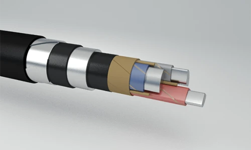 Power Cables with Aluminum Conductors and Paper Insulation, Aluminum Sheath