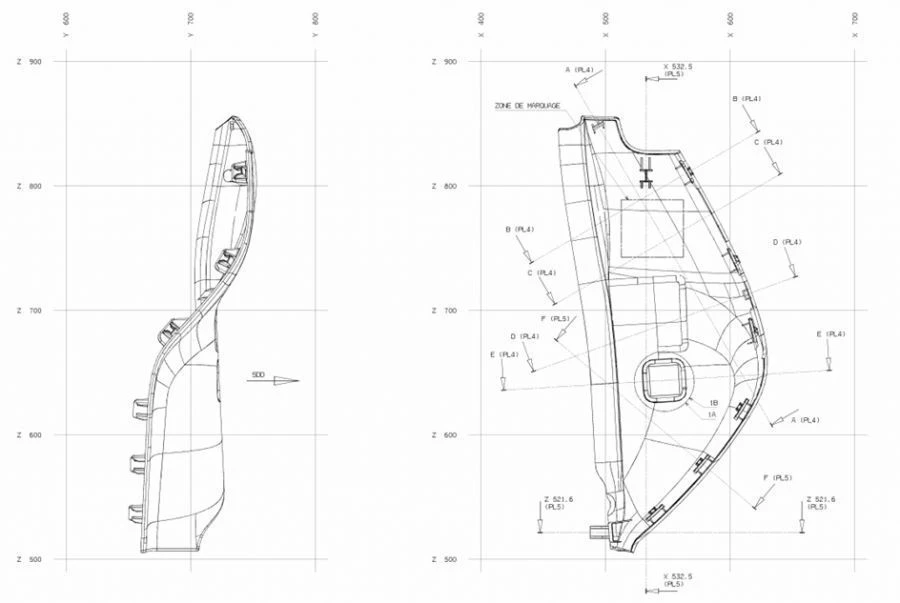 Right Housing for Vehicles, Category M1 and N1 - 96809267ZD
