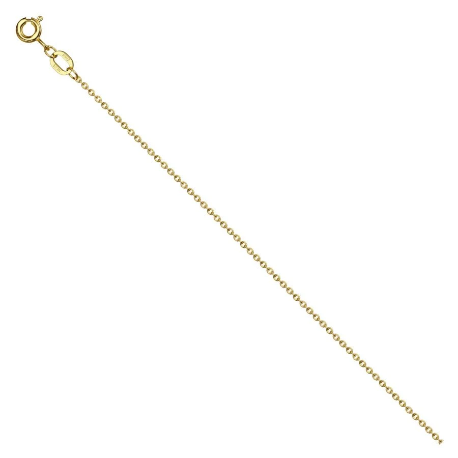 Green Cobra Diamond Faceted Gold Bracelet 585 0.6MM 25CM 3.42G
