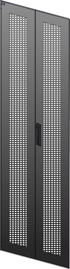 Perforated Double Door for LINEA N 18U Cabinet 600mm LN05-18U6X-D2P
