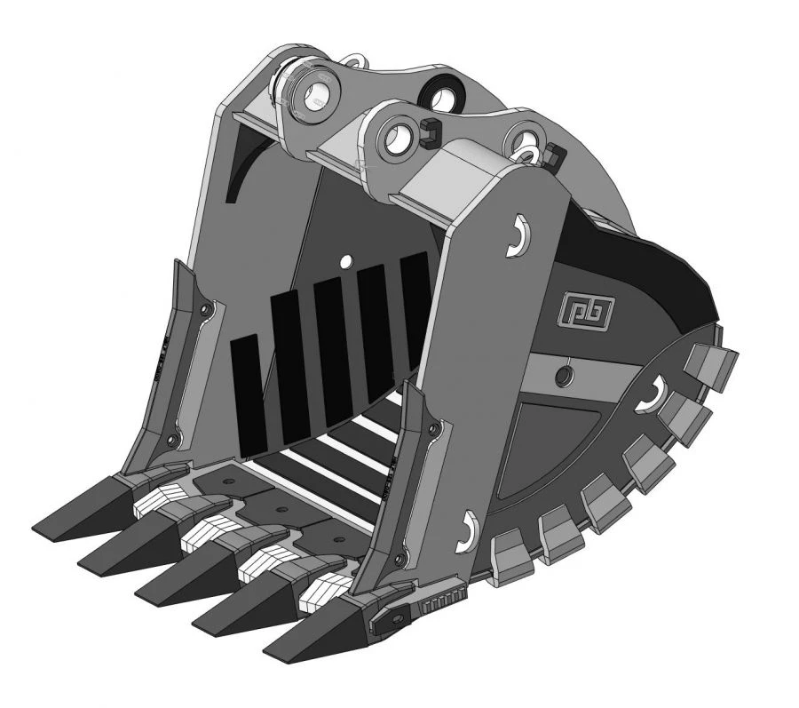 دلو صخري معزز للغاية RDX-83.22d-J70(5)WS
