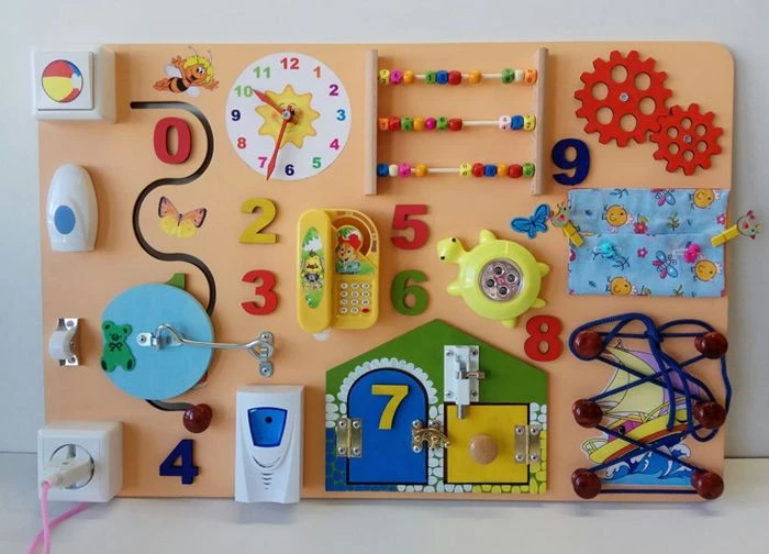 لوحة تطوير الحواس للأطفال - أداة تعليمية تفاعلية