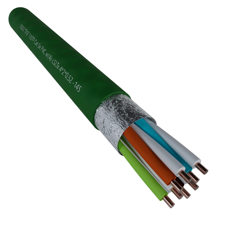 كابل عالي التردد من النوع F/UTP Cat 5e PVC nG(A)-LSLTx 25pr 25 AWG
