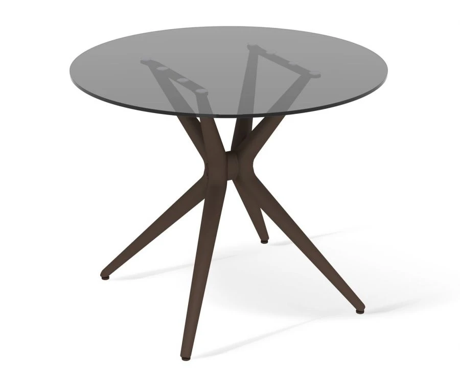 Sheffilton SHT-TU30/TT26 Glass Top Dining Table