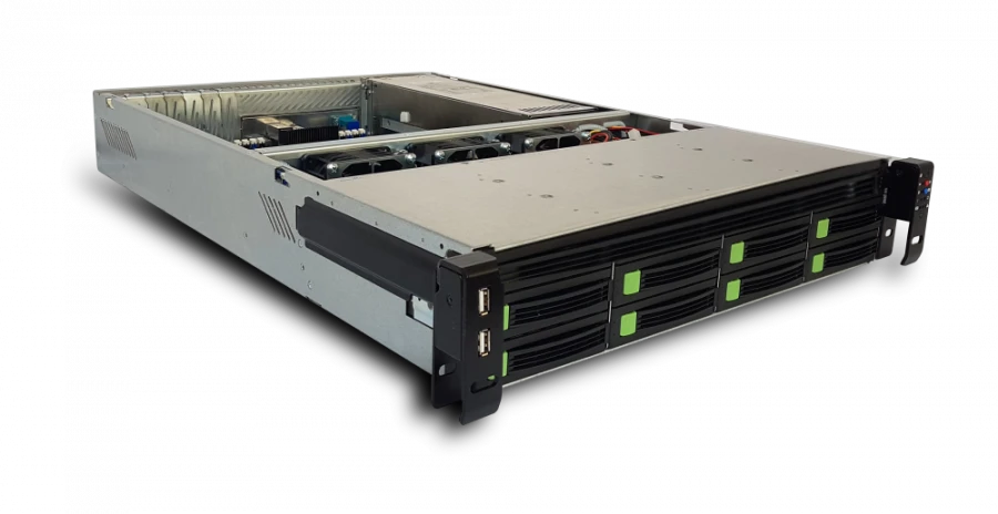 teamRAY 2082-2U-M Server for Professional Automation