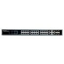 مفتاح POE مُدار 24 منفذ 10/100Mbps IPTS-PS2-E28P24MR
