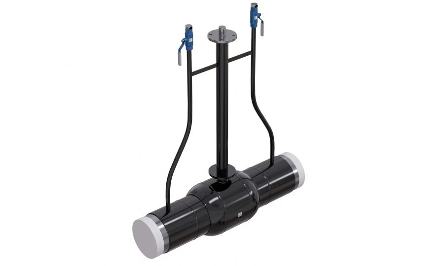 Full Bore Stainless Steel Ball Valve ALSO with Extended Stem and Drainage