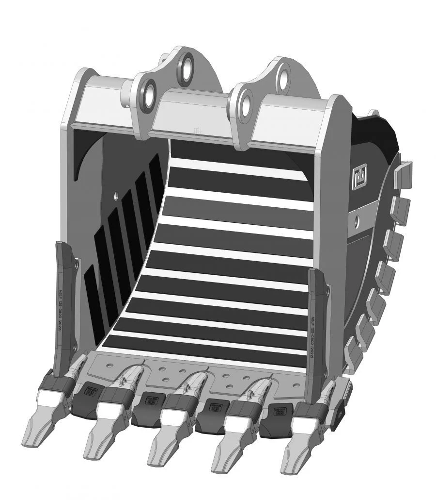 دلو صخري شديد التحمل RDX-113.22d-18WC9(5)WS