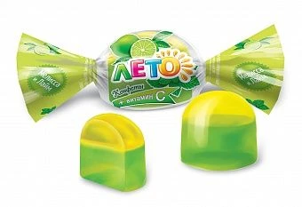 حلويات وزن مع نكهة بلسم الليمون والليمون مدعمة بفيتامين سي