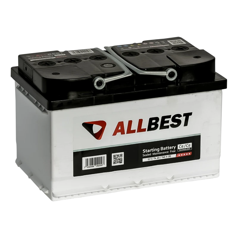 Lead Acid Starter Battery for Internal Combustion Engines 12V 74Ah ALLBEST