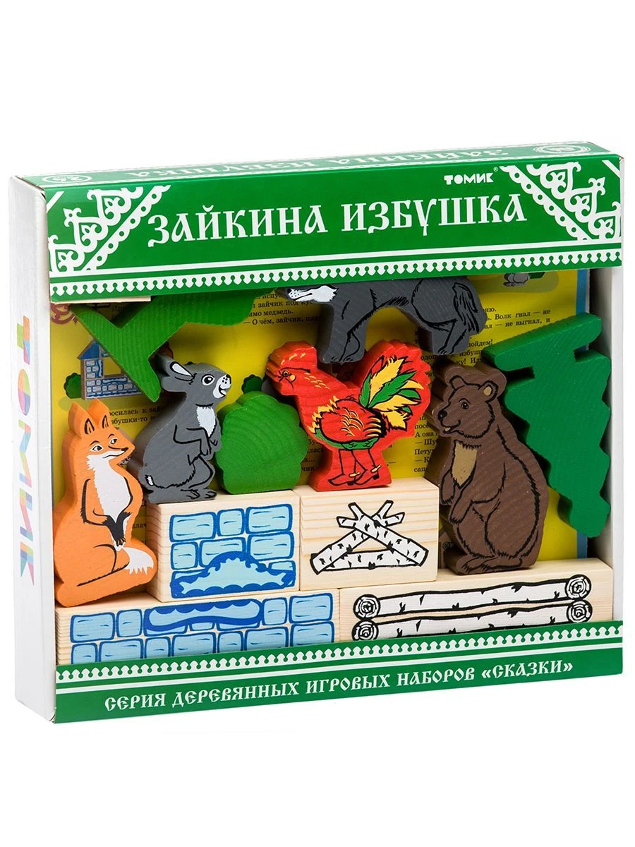 مجموعة البناء "حكايات" "كوخ الأرنب" (24 قطعة) - نموذج 4534-4