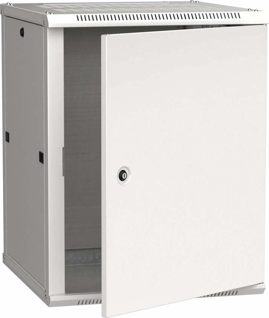 LINEA W 18U Wall-Mounted Cabinet 600x600 mm Metal Door, RAL7035