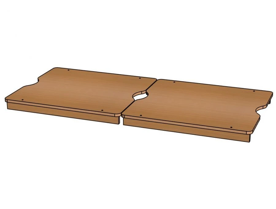 Three-Tier Bed Cover Set without Nightstand K16