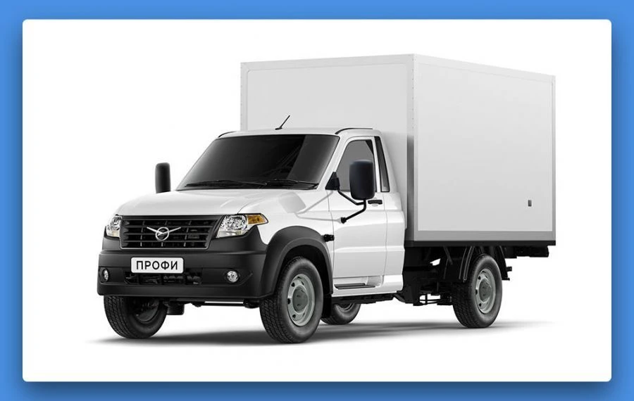 شاحنة UAZ 236031-101-04 ذات بابين وثلاثة مقاعد مع فناء عازل