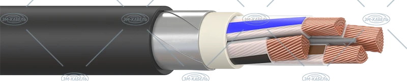 كابل موصل من الألمنيوم مع عزل من PVC - APvBShvng(A)-LS