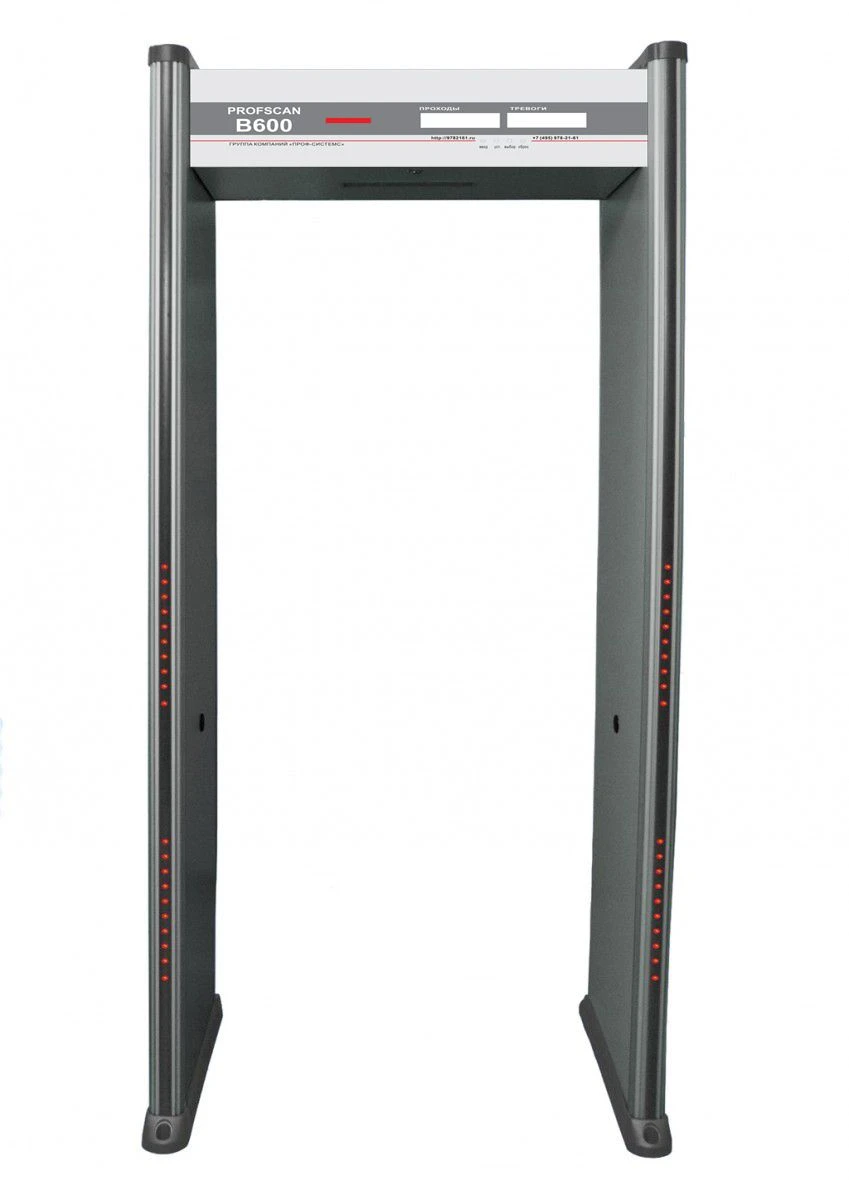 كاشف المعادن Profscan-B600 مع 6 مناطق كشف