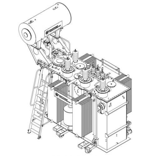 محول الطاقة النفطي TMN-6300/35 U1، UHL1، HL1
