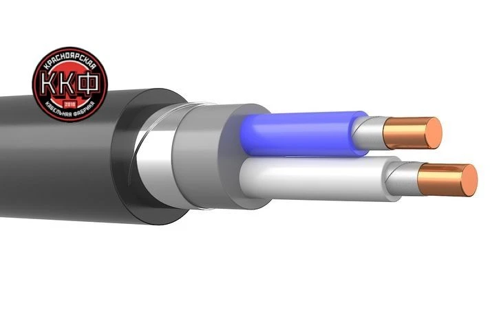 كابل مقاوم للحريق منخفض الدخان للاستخدام تحت الأرض وفي الأماكن المغلقة 2x6 مم² VBSHV ng(A)-FRLS
