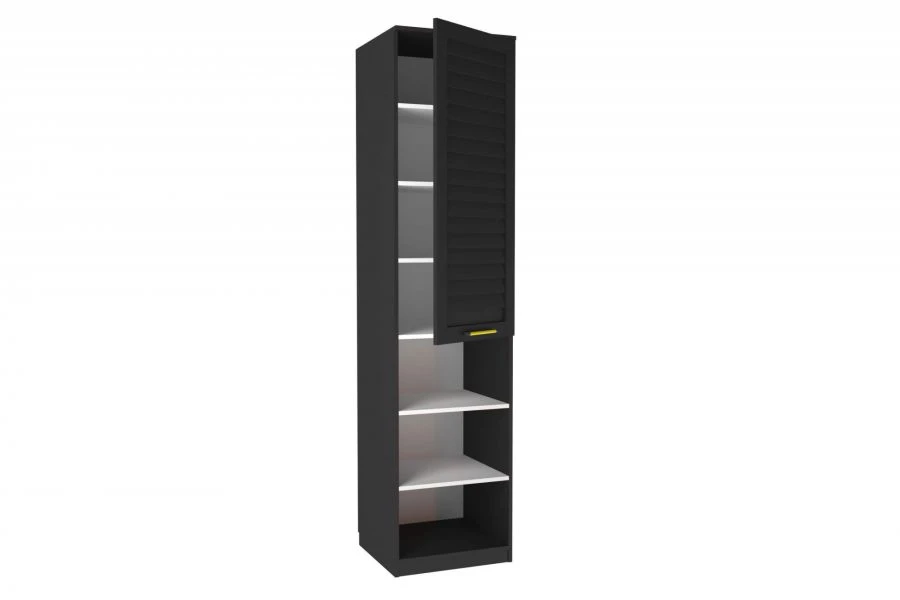 مودرن نوع 1 LD.520070.000 وحدة رف (أبيض/أسود)