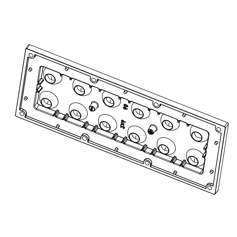عدسة لمصابيح LED AMT-HB-173x70-5050(12)-60