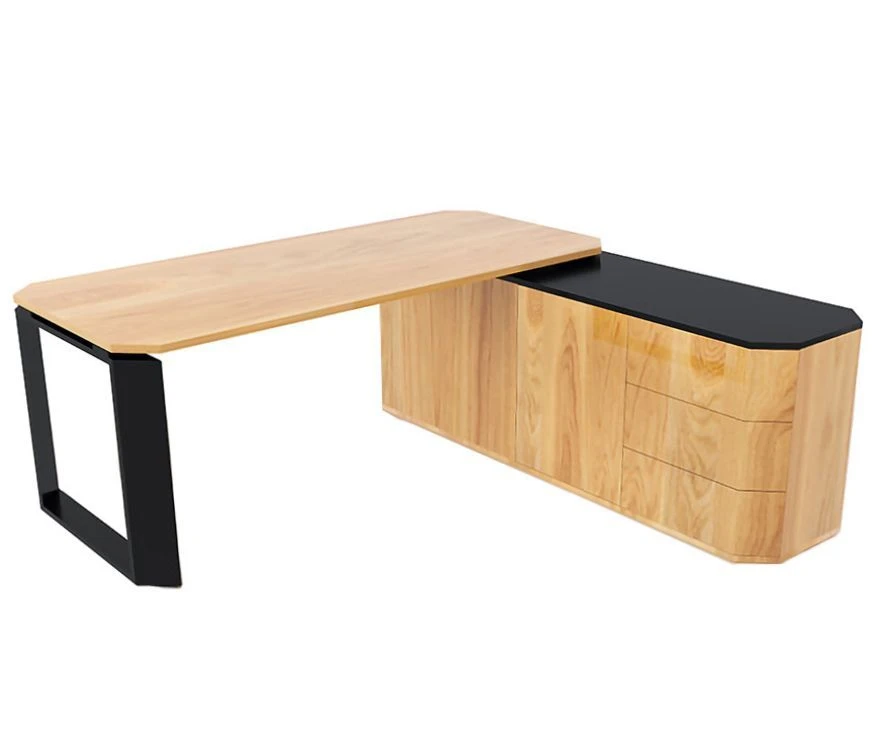 مكتب تنفيذي SV1-1-2-1، قشرة MDF، 160x90x75 سم