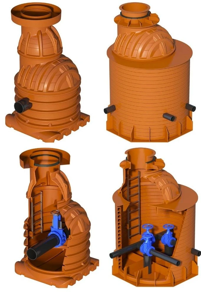 Polymer Wells IKAPLAST DN/ID 315-2400 for Wastewater Management