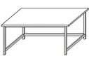 طاولة مختبر عالية بإطار معدني SL-5(v)