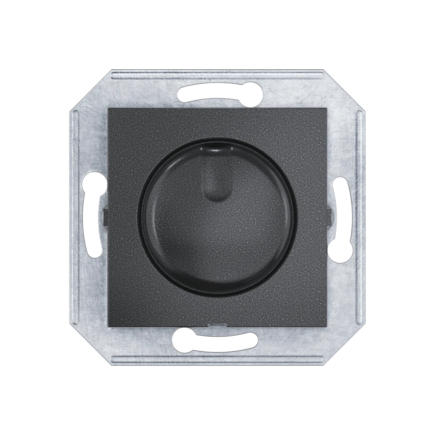 Caduceus Aling Prestige Dimmer Switch for Concealed Installation, 40-400VA, 230V, Graphite, Art. 60173.2