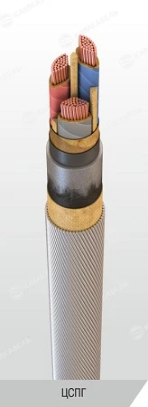 Power Cable with Copper Conductors, Insulated with Non-Draining Compound, 6-10kV, CSPG Model