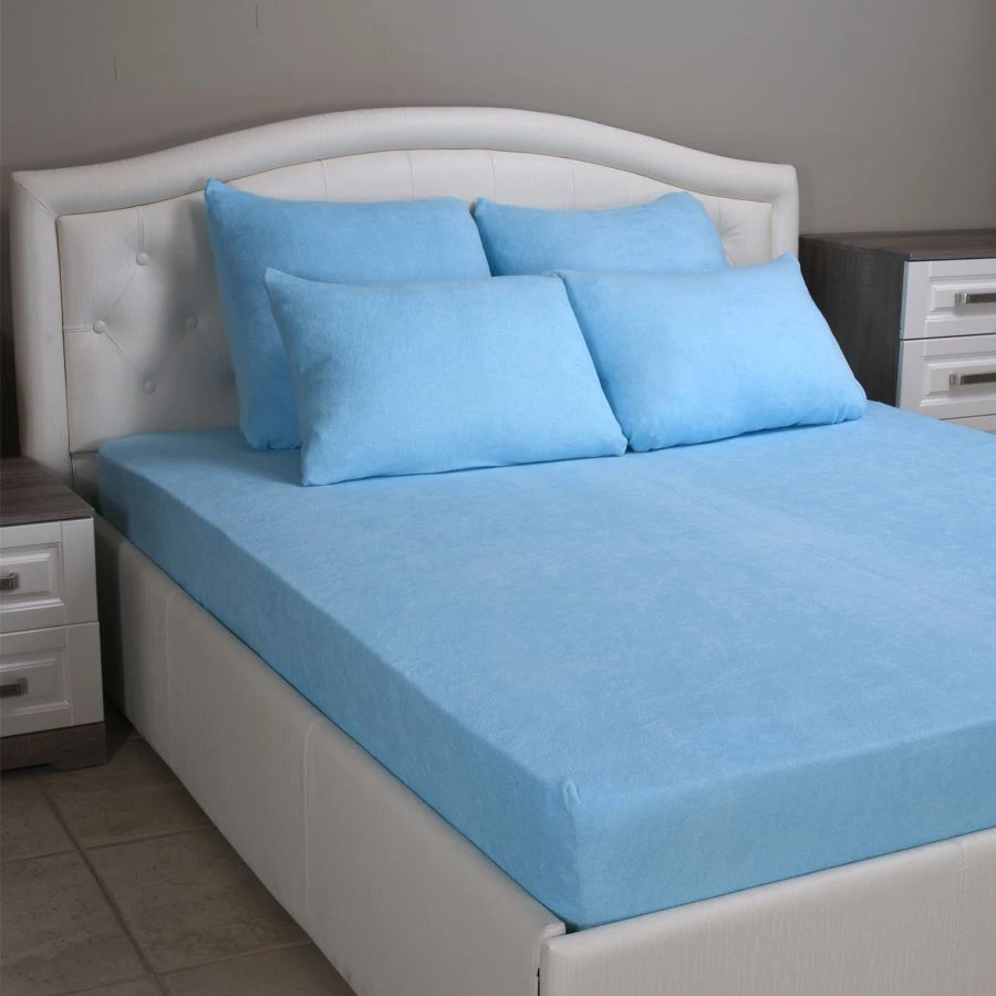 Knitted Bed Linen Set - 77% Cotton, 23% Polyester