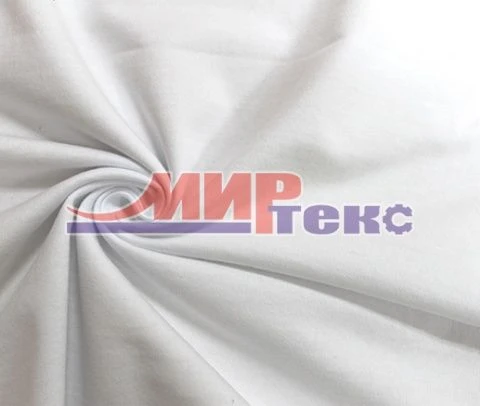 Bleached Cotton Knitted Fabric 100% Cotton for Garments