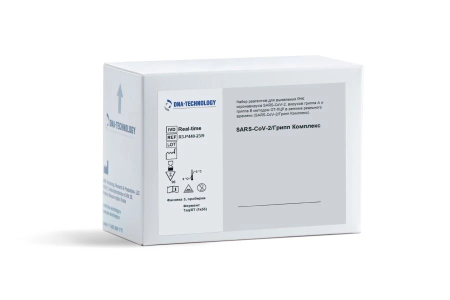 مجموعة كواشف لاكتشاف RNA لفيروس كورونا SARS-CoV-2 وفيروسات الإنفلونزا A وB