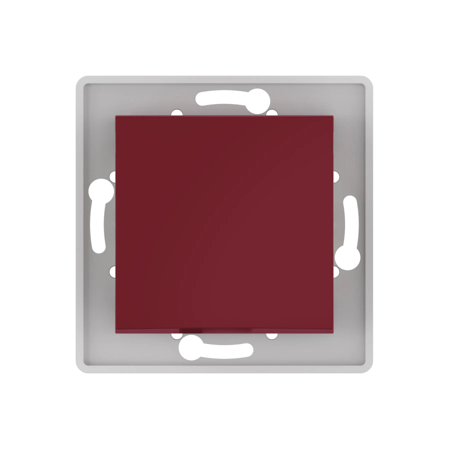 Caduceus Aling Prestige Two-Pole Hidden Switch 10AX 250V Burgundy 60052.3