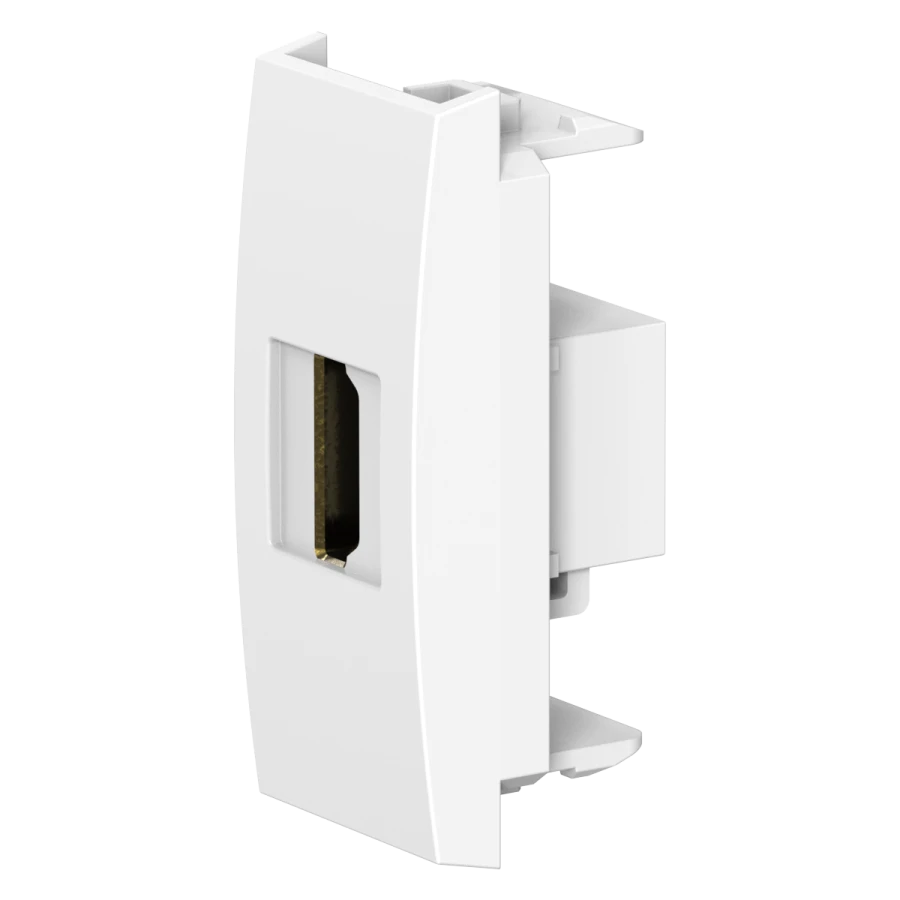 CADUCEUS ALING MODE مقبس HDMI مخفي التثبيت نوع A-A، 1م، أبيض، فن. 6615.0