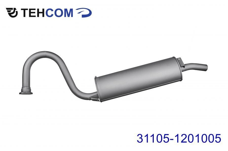 كاتم صوت مع أنبوب عادم 31105-1201005 لسيارات فولغا