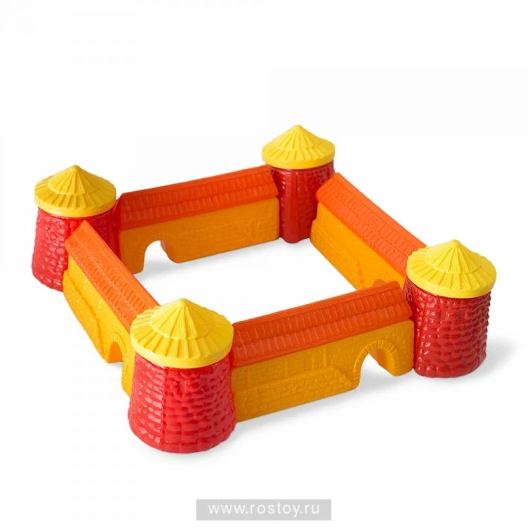 مجموعة بناء الحصن - 16 قطعة