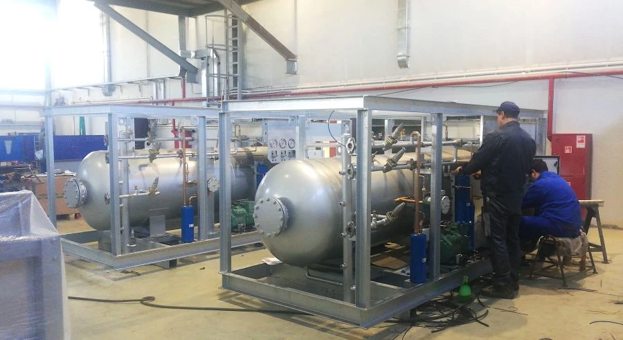 Industrial Pressure Vessels for Refrigerants - Circulation and Linear Receivers, Liquid and Oil Separators