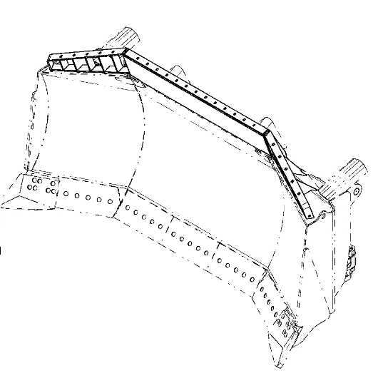 U-Shaped Blade Model 9057233 for Excavation and Construction