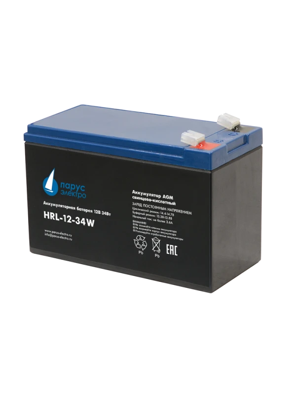 بطارية الرصاص الحمضية عالية التفريغ HRL-12-34W