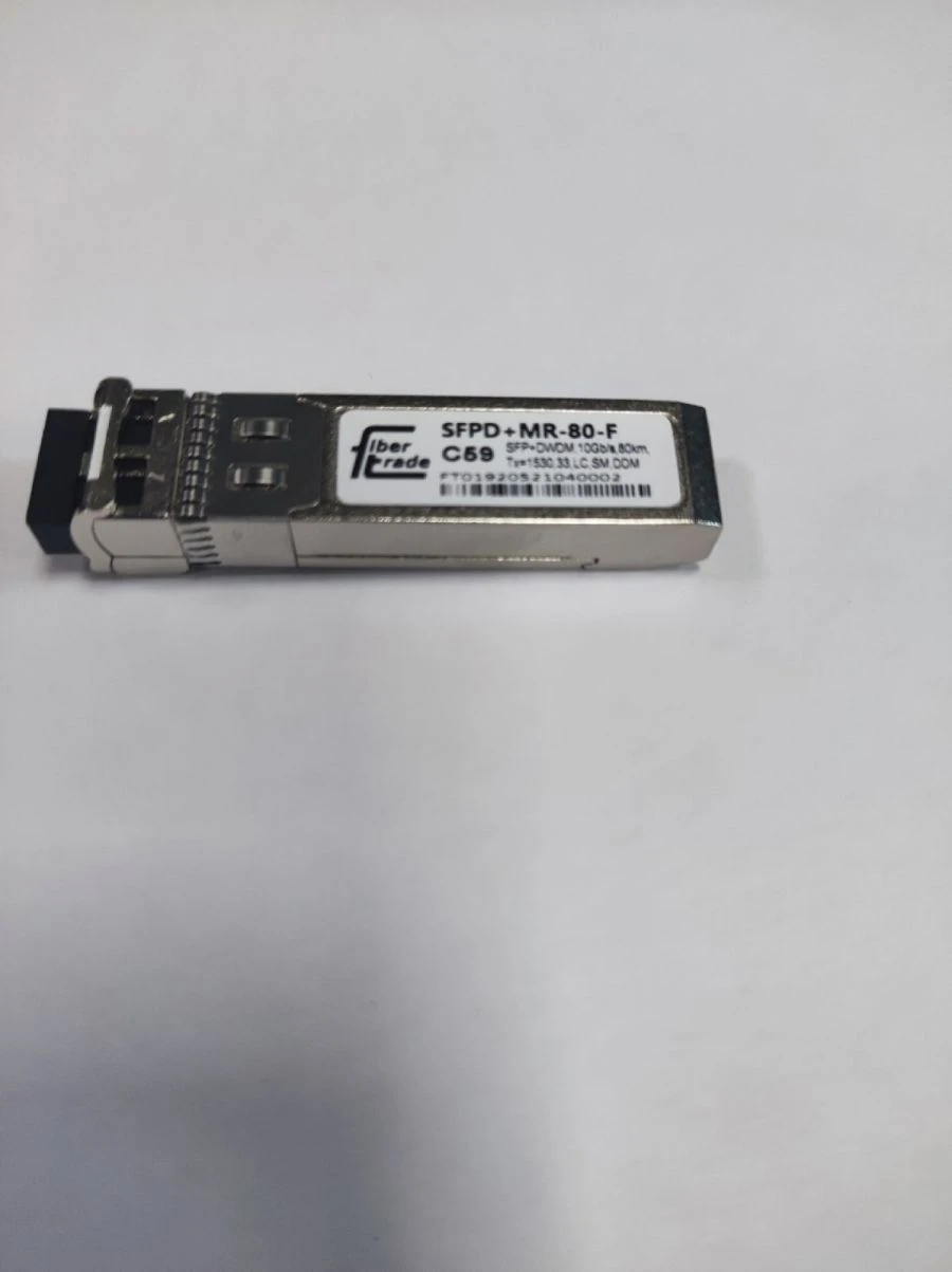 مجموعة المحولات البصرية FT-SFP+DWDM SFPD+MR-80-F-CXX