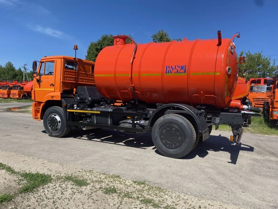 Vacuum Waste Disposal Truck KO-529-14 based on KAMAZ 53605-A5, 53605-5H