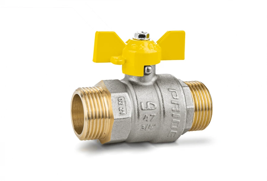 LD Pride Brass Ball Valve 47.20.N-N.B.GAS for Fluid Control