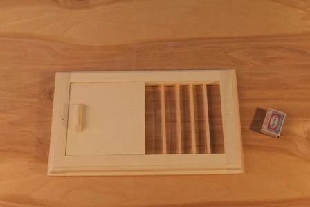 شبكة تهوية 370x225x35MM من الخشب التنوب للحمامات/الساونا