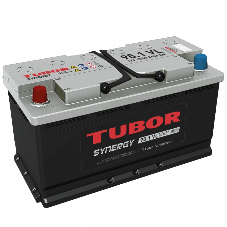 TUBOR SYNERGY 6СТ-95.1(0) VL Lead-Acid Starter Battery