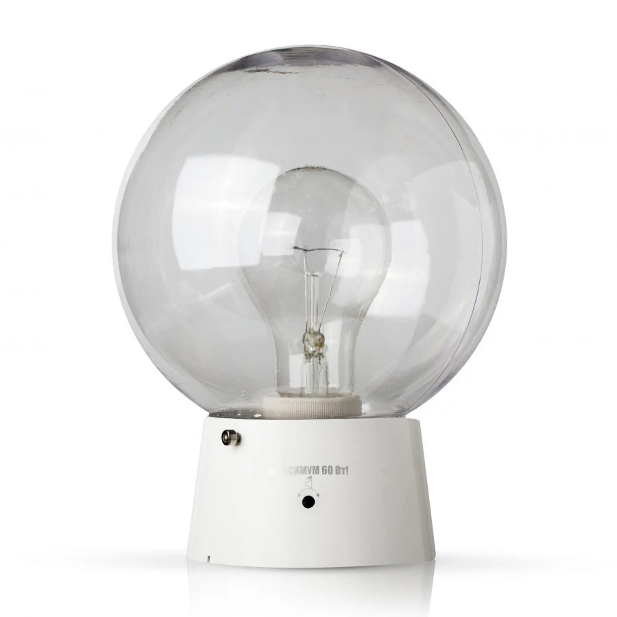 مصباح LED "سفير ЖКХ-04" مع مستشعر، IP20، Ø155 مم، ارتفاع 200 مم