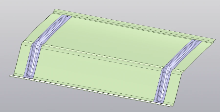 Ceiling Panel SB 5299230-5702050-50 for Vehicle Interior and Exterior